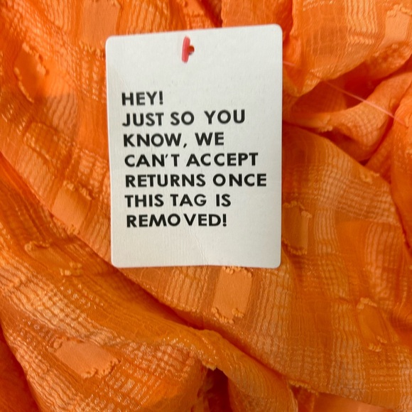 NWT orange flowy ASOS maxi dress - Picture 7 of 13